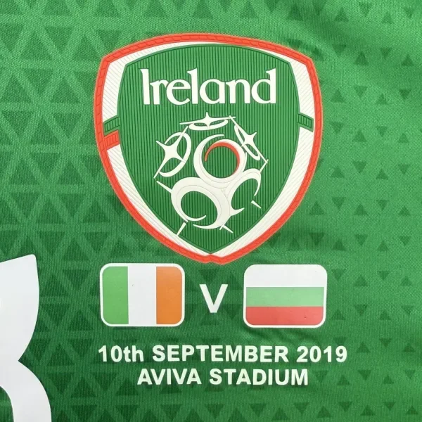 2018 MATCH-ISSUED Ireland Home Kit (XL) Jeff Hendrick