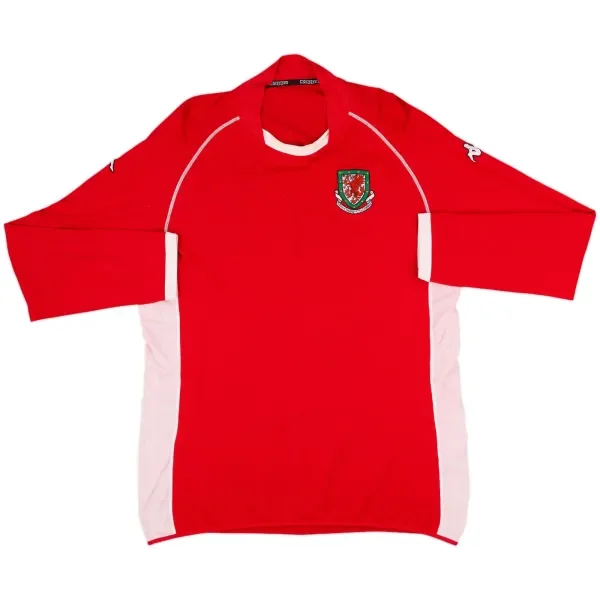 2002 Wales Home Kit (XL) LONG SLEEVED